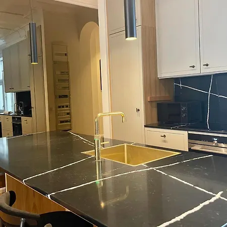 Beautiful 3 Bedroom Flat Next To The Marble Church Appartement Copenhague